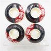 PIG/ELEMENT 4pcs /set Skateboard Wheels 51mm 52mm 53mm 54mm 55mm Resilient PU Double Rocker Wheels Skate board Accessories