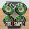 GIRL Chocolate Skateboard Wheels 4PCS 52/53/54mm For Double Rocker Skate board Trucks Wheels Ruedas Patines Rodas Skate