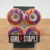 GIRL Chocolate Skateboard Wheels 4PCS 52/53/54mm For Double Rocker Skate board Trucks Wheels Ruedas Patines Rodas Skate