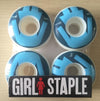 GIRL Chocolate Skateboard Wheels 4PCS 52/53/54mm For Double Rocker Skate board Trucks Wheels Ruedas Patines Rodas Skate