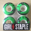 GIRL Chocolate Skateboard Wheels 4PCS 52/53/54mm For Double Rocker Skate board Trucks Wheels Ruedas Patines Rodas Skate