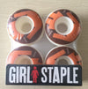 GIRL Chocolate Skateboard Wheels 4PCS 52/53/54mm For Double Rocker Skate board Trucks Wheels Ruedas Patines Rodas Skate