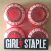 GIRL Chocolate Skateboard Wheels 4PCS 52/53/54mm For Double Rocker Skate board Trucks Wheels Ruedas Patines Rodas Skate