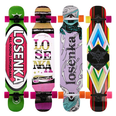 Professional Small Dancing Longboard Deck 107CM For Adults Youth Freestyle Street Road Skate Longboard Dance Skateboard