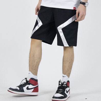 New Arrival SK8ER Summer Comfortable Skateboarding Shorts Thin Sports Shorts Men Skating Shorts Knee Length Elastic Loose Shorts