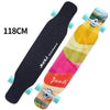 4 Wheels Professional Skate Dancing Longboard 118CM Highway Dance Board Downhill Freestyle Road Street Long board Deck