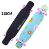 4 Wheels Professional Skate Dancing Longboard 118CM Highway Dance Board Downhill Freestyle Road Street Long board Deck