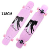 4 Wheels Professional Skate Dancing Longboard 118CM Highway Dance Board Downhill Freestyle Road Street Long board Deck