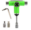 Scooter Longboard Skateboard Tools Wrench Nuts L Key 3 Sockets Metal & Plastic Skate T Tool