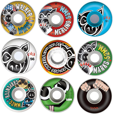 USA Brand 4PCS Skateboard Wheels 51/52/53/54/55/56mm Skate Wheel Hot Sale 101A PU Wheels for Skateboarding Truck Accessories