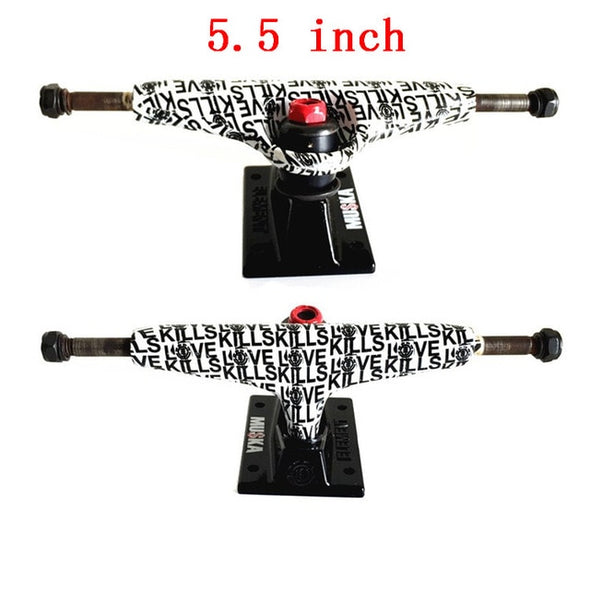 2PCS Element Skateboard Trucks 5.25/5.5 Skate Longboard Trucks 7" Durable Aluminum Bracket Skateboarding Trucks