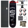 SK8ER Complete Canadian Skateboard Deck 8/8.125/8.25 inch Skate Board Wheels & Trucks & Bearings Double Rocker Skateboard Parts