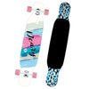 Free Shipping 4 Wheels Professional Dancing Longboard Deck For Women Girls Downhill Freestyle Street Skate Longboard Skateboard