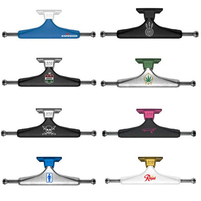 ROYAL Skateboard Trucks 5.25/5.0 aluminum Skate Trucks Bridge Spring Shock Absorption Skateboarding Accessories