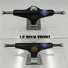 ROYAL Skateboard Trucks 5.25/5.0 aluminum Skate Trucks Bridge Spring Shock Absorption Skateboarding Accessories