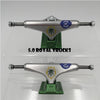 ROYAL Skateboard Trucks 5.25/5.0 aluminum Skate Trucks Bridge Spring Shock Absorption Skateboarding Accessories