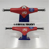 ROYAL Skateboard Trucks 5.25/5.0 aluminum Skate Trucks Bridge Spring Shock Absorption Skateboarding Accessories