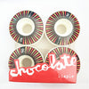 GIRL CHOCOLATE 4pcs/Set Pro Skateboard Wheels 50/52/54mm USA Hot Sale Double Rocker Wheel Ruedas Patines Plastic Rodas Skate