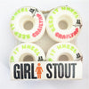 GIRL CHOCOLATE 4pcs/Set Pro Skateboard Wheels 50/52/54mm USA Hot Sale Double Rocker Wheel Ruedas Patines Plastic Rodas Skate